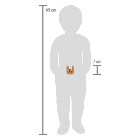 Kleiner Fuß - Holztier-Kinderbrief - u