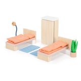 Small Foot – Schlafzimmer mit Puppenhausmöbeln aus Holz