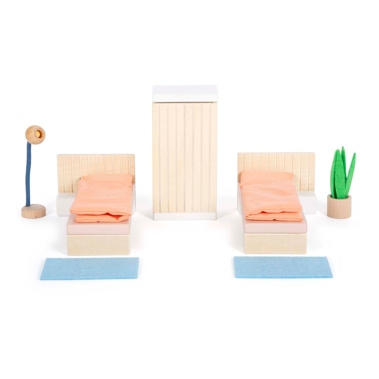 Small Foot – Schlafzimmer mit Puppenhausmöbeln aus Holz