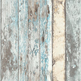 Niederländische Wandverkleidung Tapete Gerüst Holz blau PE10012