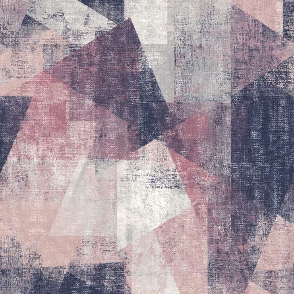 Niederländische Wandverkaufswallpaper Perspektiven rosa und lila