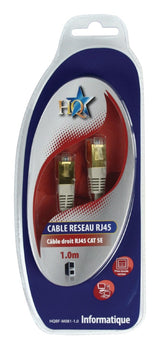 HQ BF-M081-1.0 Cat5e UTP Netzwerkkabel RJ45 (8 8) Stecker – RJ45 (8 8) Stecker 1,00 m Grau