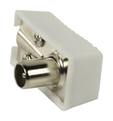 Valueline vlsp40900w abgewinkelte Koax-Stecker, Koax-Stecker, weiß