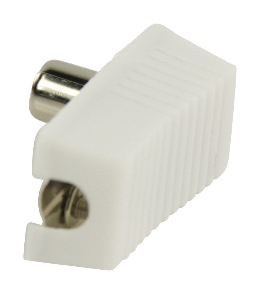 Valueline vlsp40900w abgewinkelte Koax-Stecker, Koax-Stecker, weiß