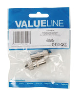 Valueline vlsp40902m ungelötete Koax-Stecker, Koax-Stecker aus Metall