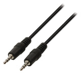 Valueline vlap22000b05 Klinken-Stereo-Audiokabel 3,5 mm Stecker – 3,5 mm Stecker 0,50 m schwarz