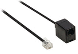 Valueline Valueline VLTP90205B100 Telekommunikations-Verlängerungskabel, RJ11-Stecker, RJ11-Buchse, 10,0 m, Schwarz