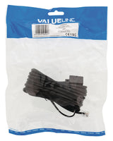 Valueline Valueline VLTP90205B100 Telekommunikations-Verlängerungskabel, RJ11-Stecker, RJ11-Buchse, 10,0 m, Schwarz