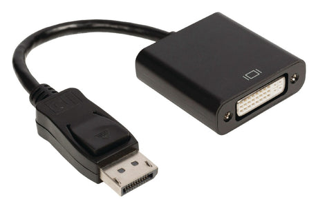 Valueline VLCB37250B02 DisplayPort-Adapterkabel, DisplayPort-Stecker – DVI-D 24 + 1-polige Buchse, 0,20 m, Schwarz