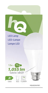 HQ LB22A67001 A67 B22 12 W (75 W) LED-Glühbirne