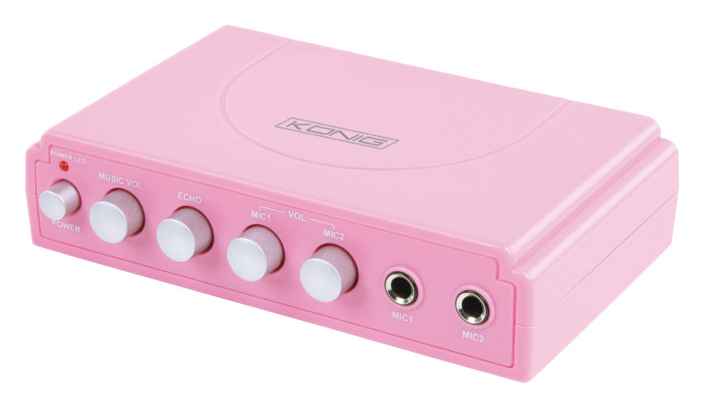 K ouml;nig König hav-km11p Karaoke-Mixer rosa