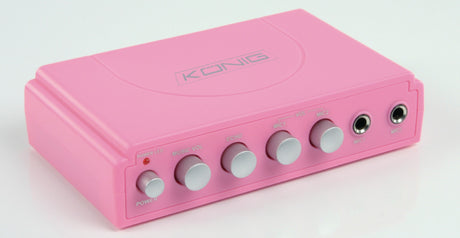 K ouml;nig König hav-km11p Karaoke-Mixer rosa