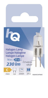 HQ HG4 CAPS003 Halogenlampenkapsel G4 16 W 230 lm 2.800 K