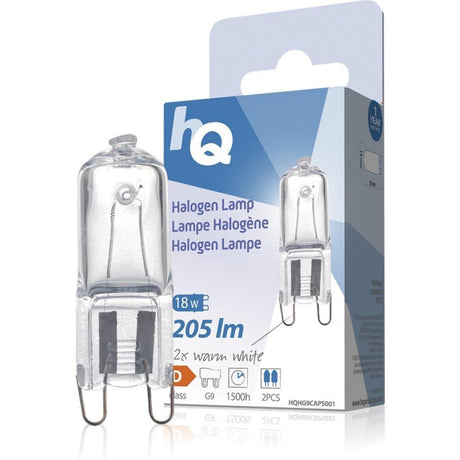 HQ HQ Halogenlampe G9 18W 205lm warmweiß 2 Stück