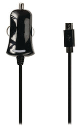 Valueline VLMB60890B10 Micro-USB-Autoladegerät Micro-USB-Stecker – 12 V Autoanschluss 1,00 m schwarz 2,1 A