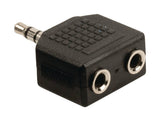 Valueline vlab22945b Audio-Splitter 3,5 mm Stecker – 2x Buchse schwarz