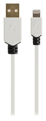 K ouml;nig knm39300w10 Synchronisierungs- und Ladekabel 8-poliger Lightning-Stecker – USB 2.0 A-Stecker 1,00 m weiß