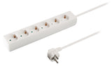 Valueline vles630f001wh Steckdose 6-fach 3,00 m weiß