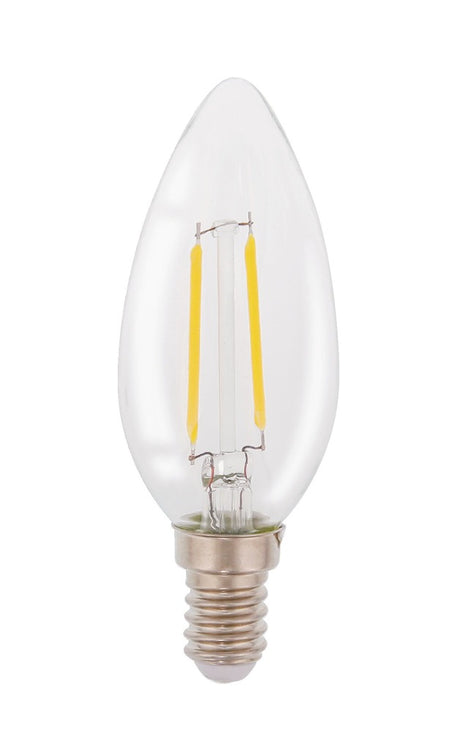 HQ LFE14CAND001 LED Retro-Glühlampe E14 Kerze 2W 210LM 2700K