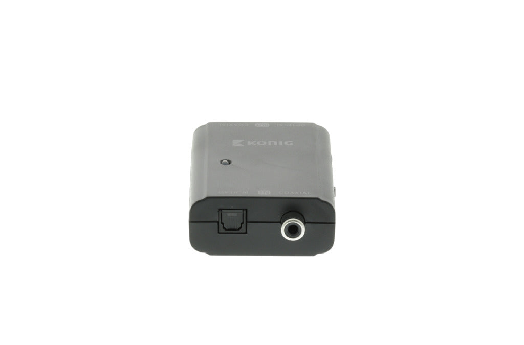 K ouml;nig König KNACO2502 Digital Audio Konverter 1x Toslink Buchse + 1x S PDIF (RCA) Buchse 1x Toslink Buchse + 1x SPDIF (RCA) Buchse Dunkelgrau