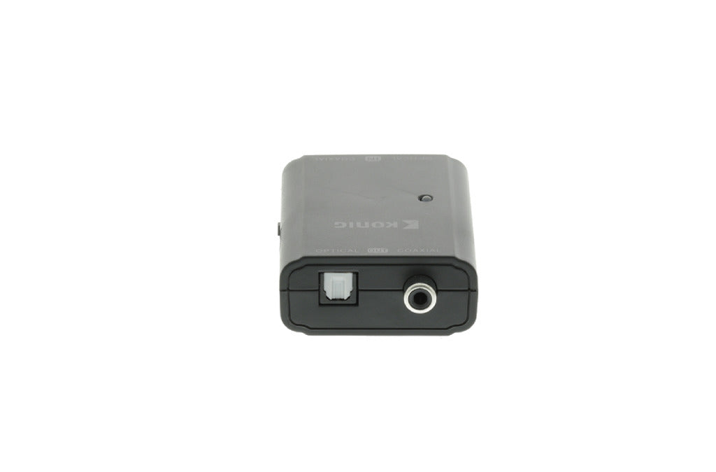 K ouml;nig König KNACO2502 Digital Audio Konverter 1x Toslink Buchse + 1x S PDIF (RCA) Buchse 1x Toslink Buchse + 1x SPDIF (RCA) Buchse Dunkelgrau