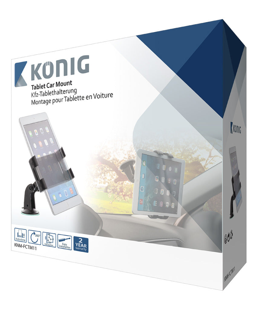 K ouml;nig knm-fctm11 Tablet-Autohalterung 360 Grad; dreh- und neigbar 0,7 kg