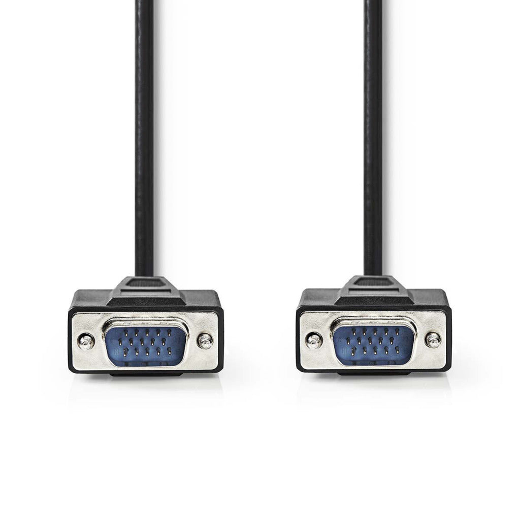 Nedis ccgp59000bk200 VGA-Kabel VGA-Stecker VGA-Stecker 20 m schwarz
