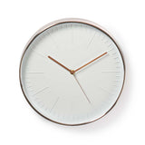 Nedis clwa013pc30re runde Wanduhr Durchmesser 30 cm Weiß Roségold