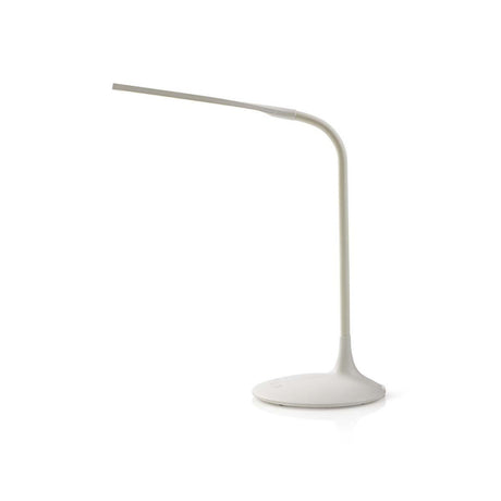 Nedis LTLG3M1WT2 Dimmbare LED-Tischleuchte, Touch-Steuerung, 3 Lichtmodi, wiederaufladbarer Akku, 250 lm
