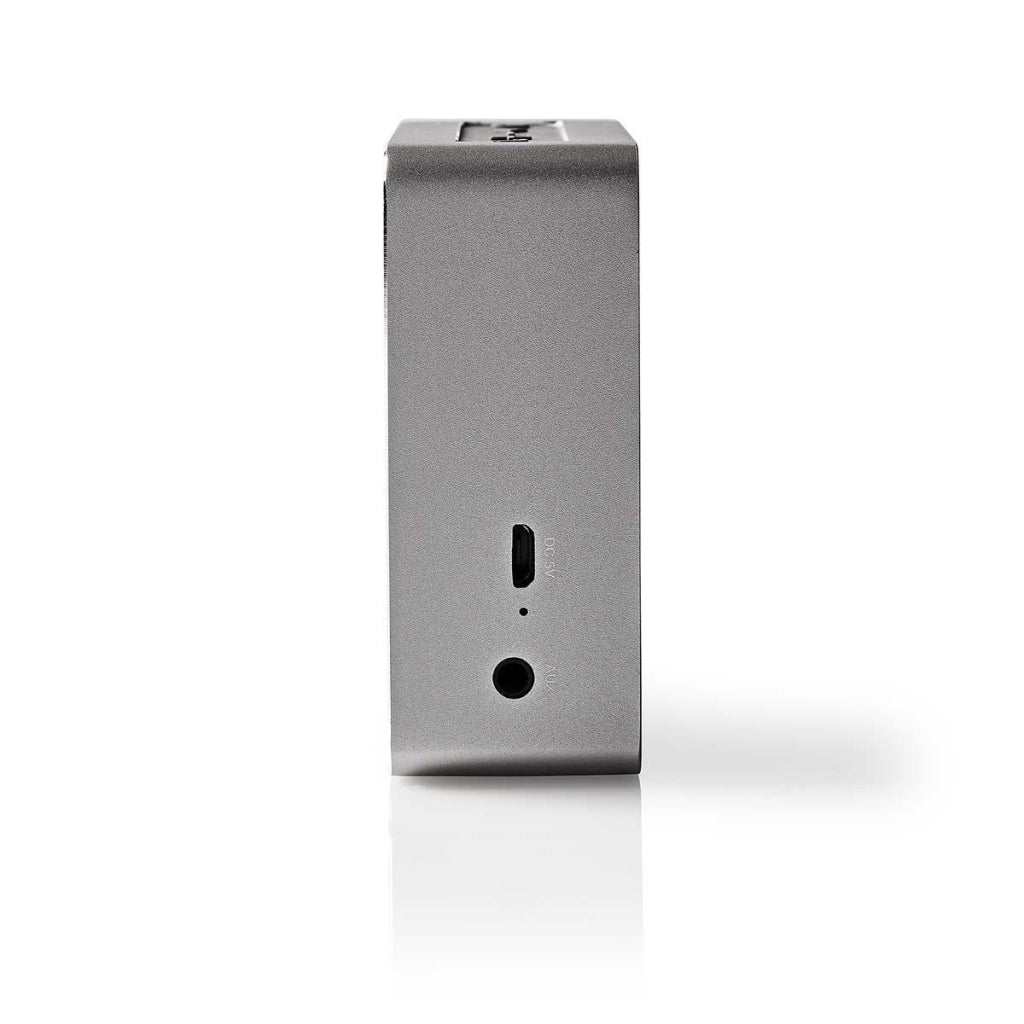 Nedis spbt1002gy Lautsprecher mit Bluetooth® 15 W, Metalldesign, Rotguss