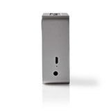 Nedis spbt1002gy Lautsprecher mit Bluetooth® 15 W, Metalldesign, Rotguss