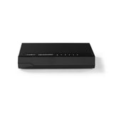 Nedis NSWH5P100BK Netzwerk-Switch 5 Ports 1 Gbit/s LED-Anzeigeleuchten