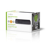 Nedis NSWH5P100BK Netzwerk-Switch 5 Ports 1 Gbit/s LED-Anzeigeleuchten