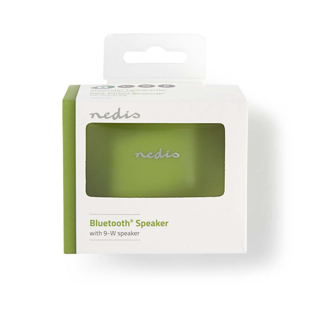 Nedis spbtav01gn Lautsprecher mit Bluetooth® 9 W maximal 3 Stunden Spielzeit grün