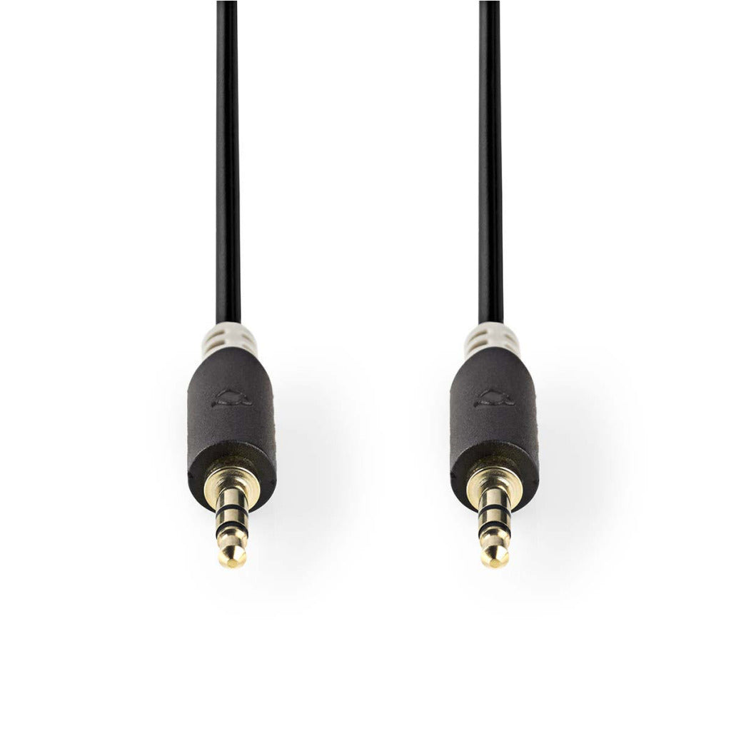 Nedis cabp22000at20 Stereo-Audiokabel 3,5 mm Stecker – 3,5 mm Stecker 2,0 m Anthrazit
