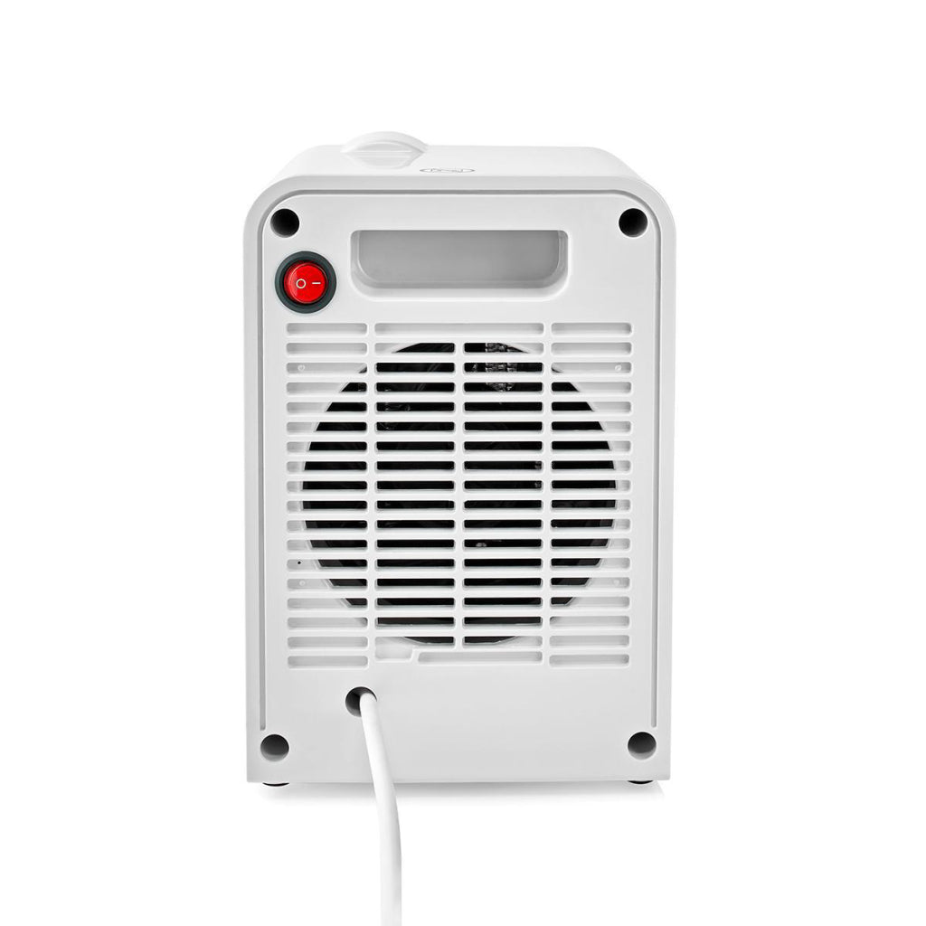 Nedis wififnh20cwt intelligenter Heizlüfter mit Wi-Fi-Kompaktthermostatoszillation 1800 W weiß