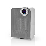 Nedis wififnh20cwt intelligenter Heizlüfter mit Wi-Fi-Kompaktthermostatoszillation 1800 W weiß