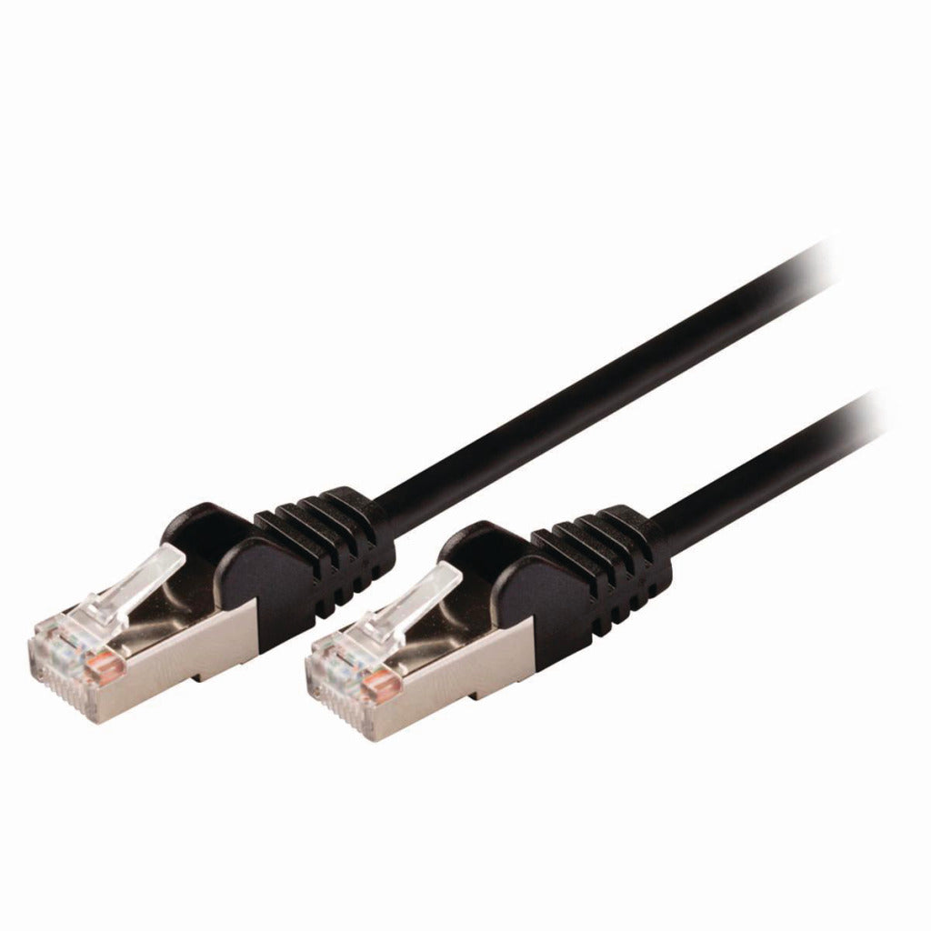 Nedis CCGP85121BK025 Cat5e SF UTP-Netzwerkkabel, RJ45-Stecker – RJ45-Stecker, 0,25 m, Schwarz