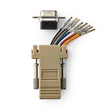 Nedis ccgp52820iv D-Sub-Adapter D-Sub 9-polige Buchse – RJ45 (8p8c) Buchse Elfenbein