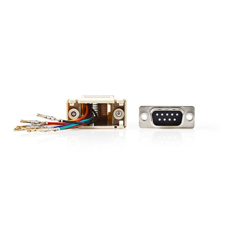 Nedis ccgp52820iv D-Sub-Adapter D-Sub 9-polige Buchse – RJ45 (8p8c) Buchse Elfenbein