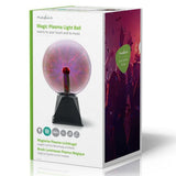 Nedis fudi215bk Plasma-Lichtkugel 20 cm, schwarzes Glas