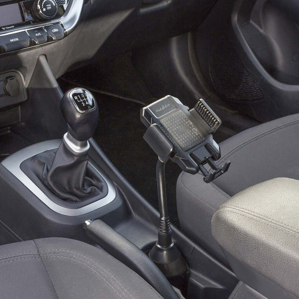Nedis SCMT200BK Smartphone-Halterung für das Auto, universell 360 Grad; drehbar