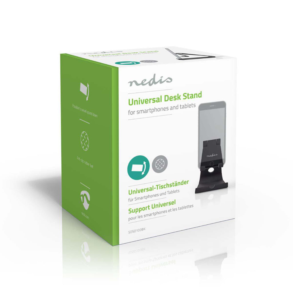 Nedis SDSD100BK Smartphone-Tablet-Ständer verstellbar schwarz