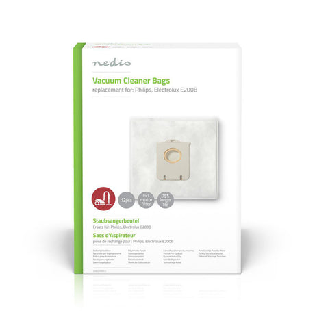 Nedis dubg220aep12 Staubsaugerbeutel Philips, Electrolux E200b