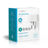 Nedis wifip130fwt Wi-Fi Smart Plug Schuko Typ F 10 a