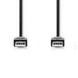 Nedis ccgt60000bk20 Kabel USB 2.0 A-Stecker - A-Stecker 2,0 m schwarz