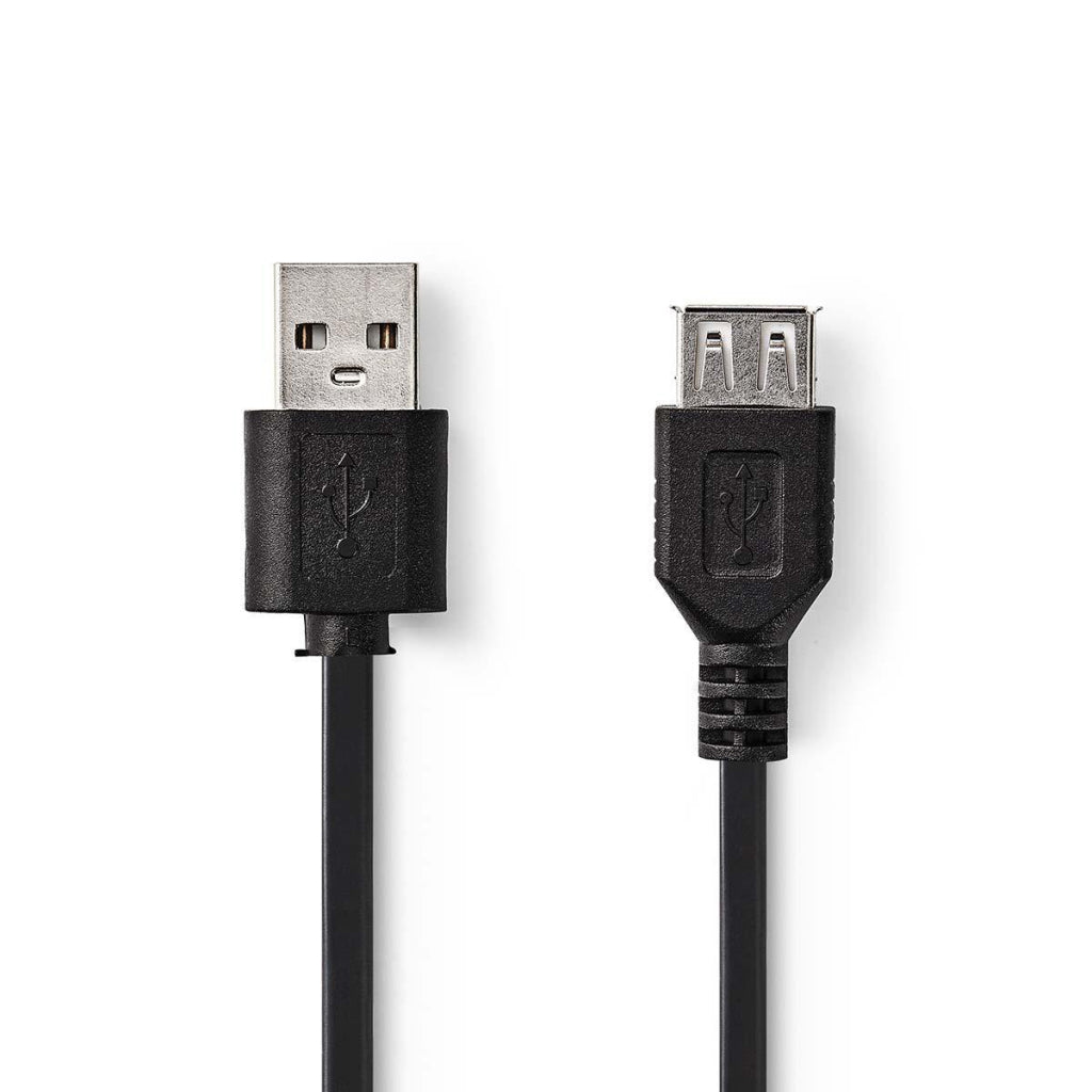 Nedis ccgt60010bk30 Kabel USB 2.0 A Stecker - USB A Buchse 3,0 m schwarz