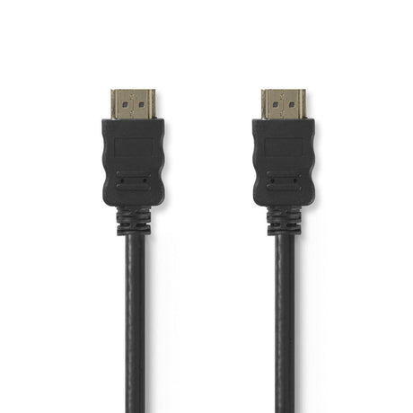 Nedis CVGT34000bk20 Hochgeschwindigkeits-HDMI-Kabel mit Ethernet-HDMI-Anschluss – HDMI-Anschluss 2,0 m schwarz