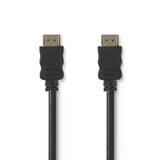 Nedis CVGT34000BK100 Hochgeschwindigkeits-HDMI-Kabel mit Ethernet-HDMI-Anschluss, HDMI-Anschluss, 10 m, Schwarz