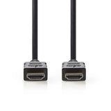 Nedis CVGT34000BK100 Hochgeschwindigkeits-HDMI-Kabel mit Ethernet-HDMI-Anschluss, HDMI-Anschluss, 10 m, Schwarz